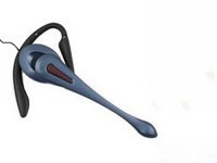 Headset f. Panasonic KX-TCA 154 exklusiv blau