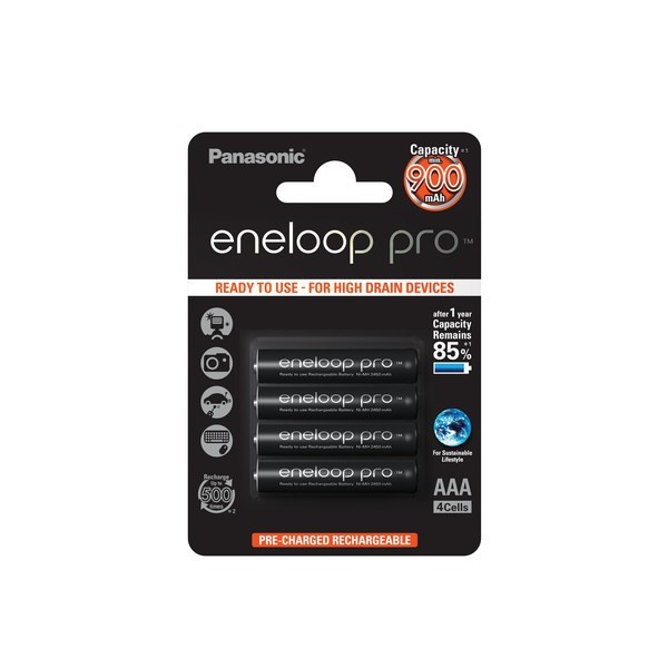 4x Panasonic eneloop Pro Akkus f. Gigaset A600A