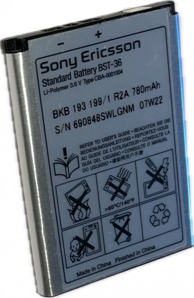 Original Sony-Ericsson BST36 Akku f. Sony-Ericsson T250i